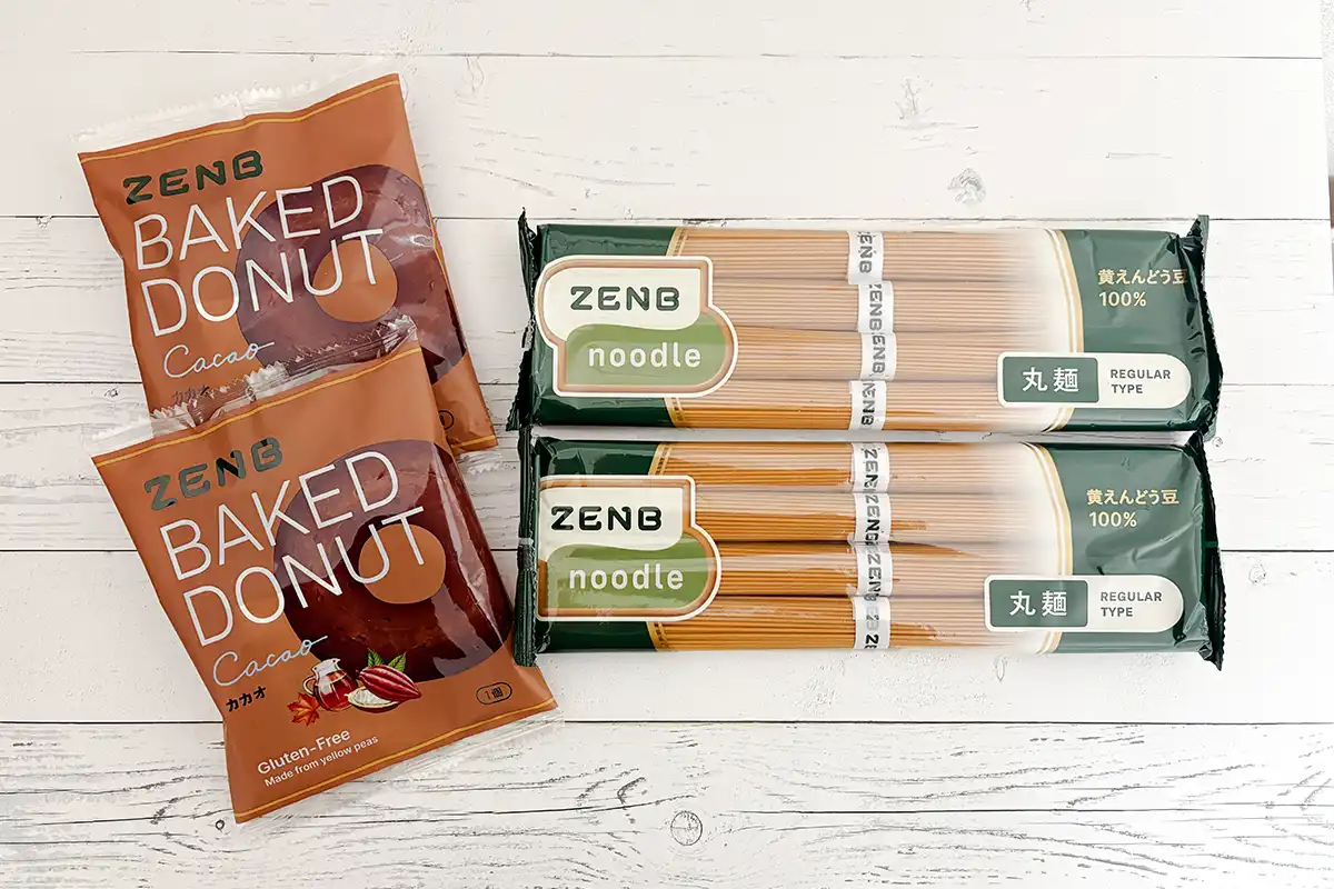 罪悪感なく楽しめるおやつと主食。ZENBの焼きドーナツ＆ヌードルを試してみた
